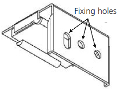 Face fixing standard venetian blind bracket