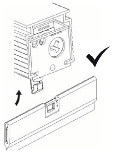 Headrail hooks correct position