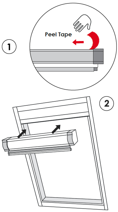 Skyblind fittings parts - Step 1 and Step2