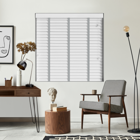 Alina Faux Wood with Steel Tape Wood Venetian Blinds