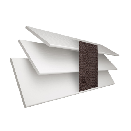 Alina Wood Grain Faux Wood with Coffee Tape Wood Venetian Blinds 3 Slats