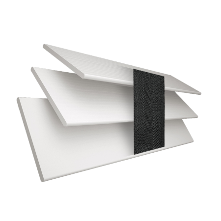 Alina Wood Grain Faux Wood with Jet Tape Wood Venetian Blinds 3 Slats