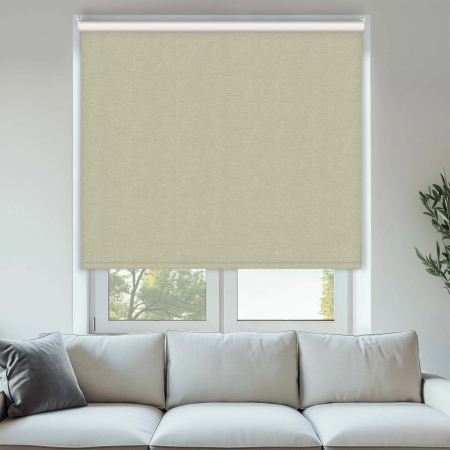 Alpine Oatmeal Cordless Roller Blinds