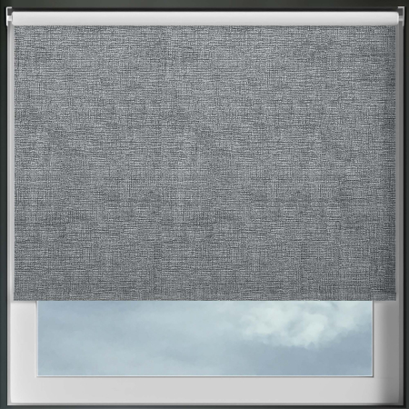 Ami Charcoal Cordless Roller Blinds Frame