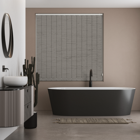 Aqua Weave Graphite Replacement Vertical Blind Slats