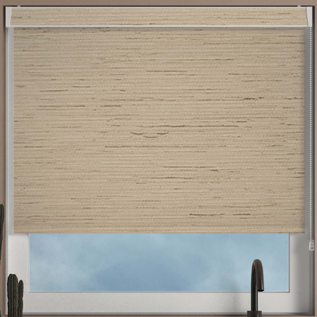 Aqua Weave Stone Pelmet Roller Blinds Frame