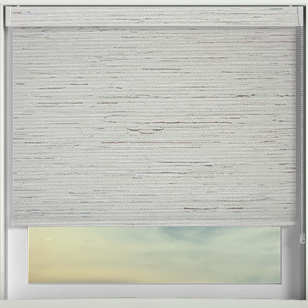Aqua Weave White No Drill Blinds Frame
