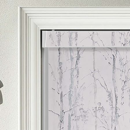 Aspen Silver Pelmet Roller Blinds Product Detail