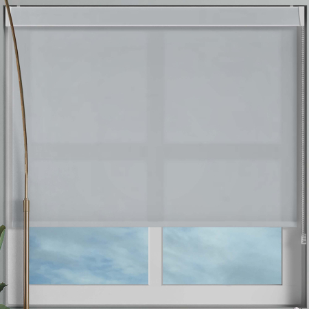 Asteroid Silver No Drill Blinds Frame