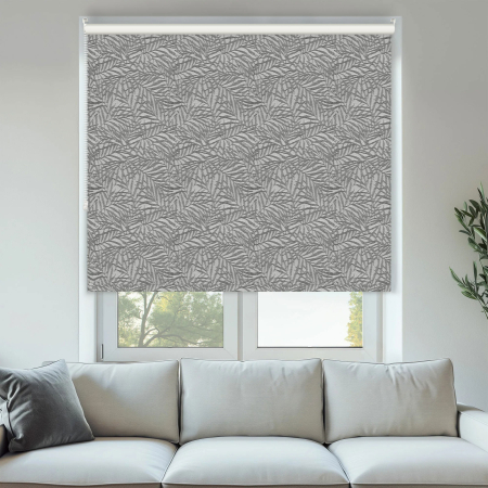 Aura Charcoal Blackout Roller Blinds