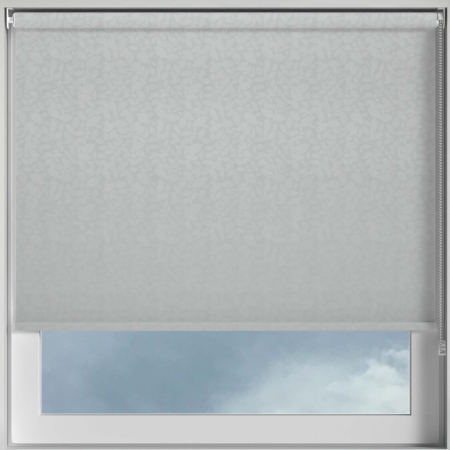 Ava Hint of Blue Roller Blinds Frame