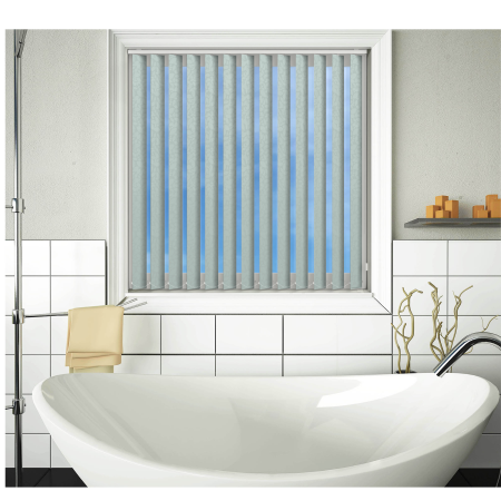 Ava Hint of Green Replacement Vertical Blind Slats Open