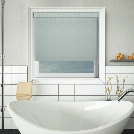 Ava Hint of Green Pelmet Roller Blinds