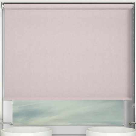 Ava Hint of Pink Roller Blinds Frame