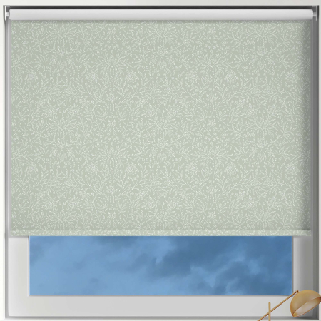 Baroque Grey Cordless Roller Blinds Frame