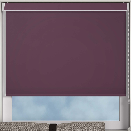 Bedtime Aubergine No Drill Blinds Frame