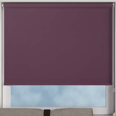 Bedtime Aubergine Roller Blinds Frame