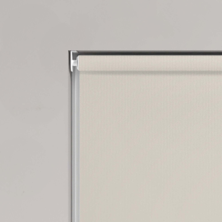 Bedtime Cream Anthracite Bottom Bar Roller Blinds Product Detail