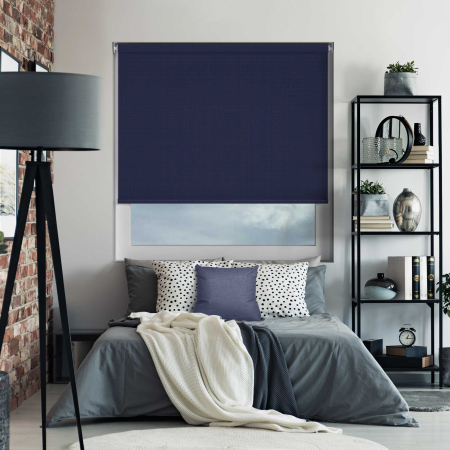 Bedtime Dark Teal Cordless Roller Blinds