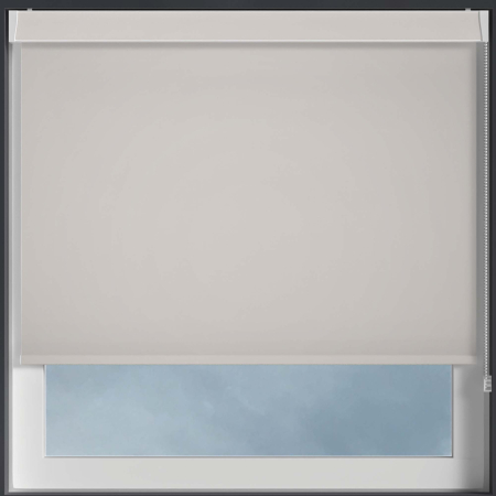 Bedtime Grey White No Drill Blinds Frame