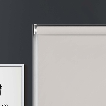 Bedtime Grey White Roller Blinds Product Detail