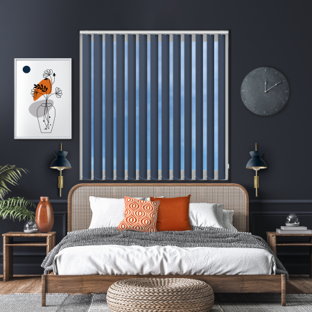 Bedtime Ink Vertical Blinds Open