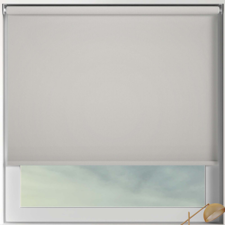 Bedtime Light Grey Cordless Roller Blinds Frame