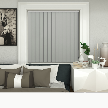 Bedtime Mid Grey Vertical Blinds