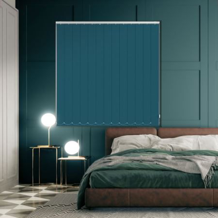 Bedtime Ocean Blue Vertical Blinds