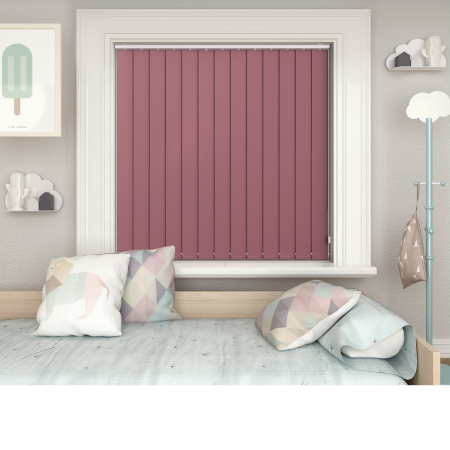 Bedtime Plum Vertical Blinds