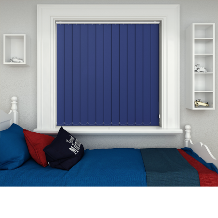 Bedtime Rich Blue Replacement Vertical Blind Slats