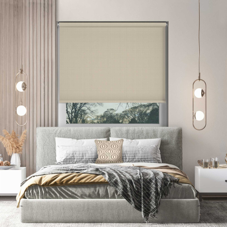 Bedtime Sandstone Beige Cordless Roller Blinds