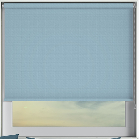 Bedtime Sky Blue Roller Blinds Frame