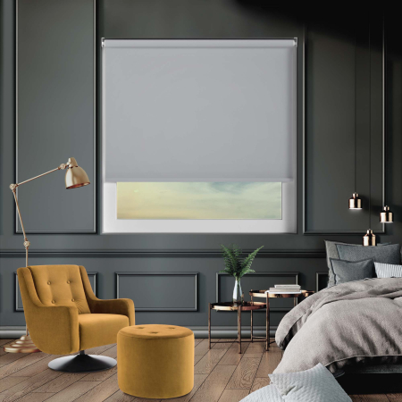 Bedtime Stratus Grey Cordless Roller Blinds