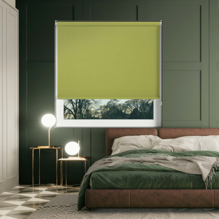Bedtime Vine Green Roller Blinds