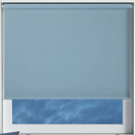 Bedtime Wedgewood Blue Cordless Roller Blinds Frame