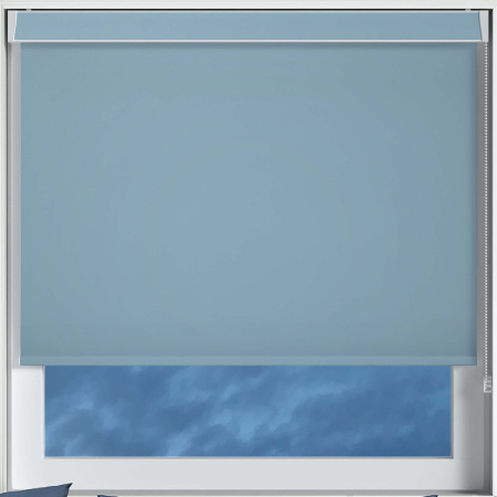 Bedtime Wedgewood Blue Pelmet Roller Blinds Frame