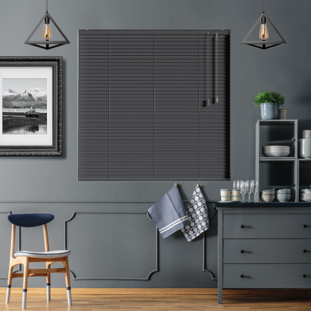 Black And White Stripe Venetian Blinds