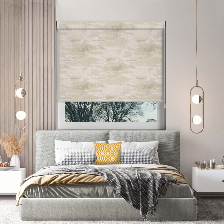 Bliss Fizz Cream Pelmet Roller Blinds