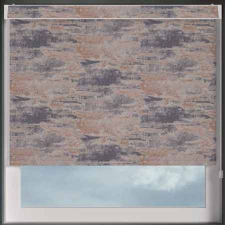 Bliss Sand Grey No Drill Blinds Frame