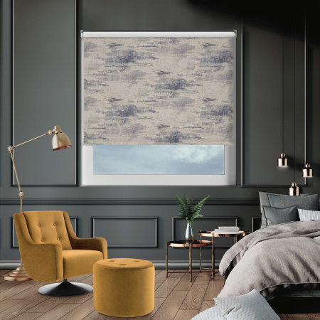 Bliss Stone Grey Cordless Roller Blinds