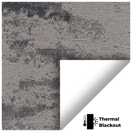 Bliss Stone Grey Replacement Vertical Blind Slats Fabric Scan