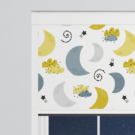 Blissful Slumber Yellow Electric BlocOut Cassette Blinds Specs