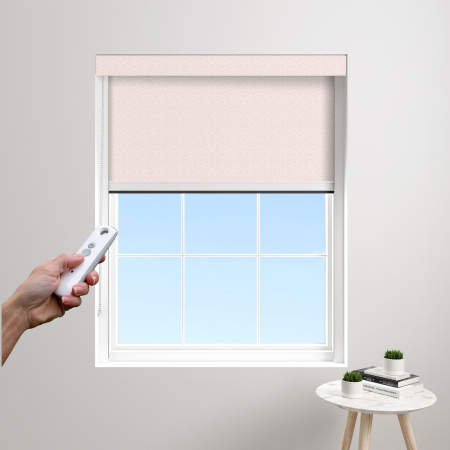 Blushing Dots Pink Electric BlocOut Cassette Blinds Edge Fit