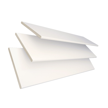 Bright White Wood Venetian Blinds 3 Slats