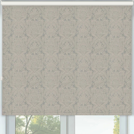 Brocade Stone Roller Blinds Frame