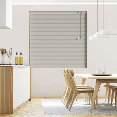 Brushed Cream Venetian Blinds