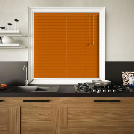 Brushed Terracotta Venetian Blinds