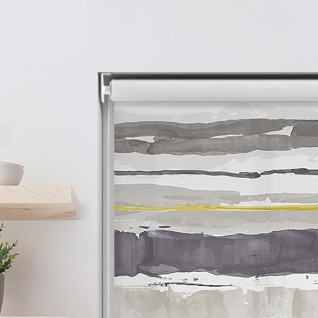 Brushstroke Ash Cordless Roller Blinds Product Detail