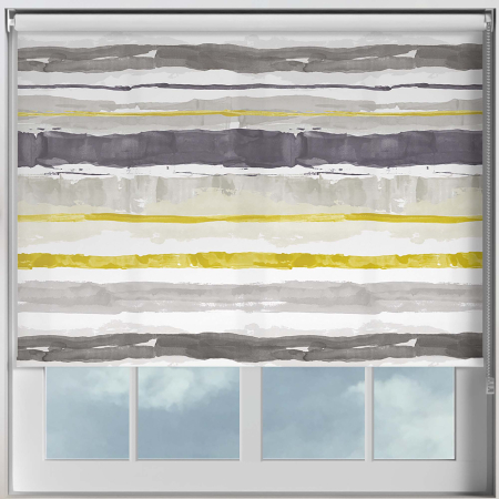 Brushstroke Ash Roller Blinds Frame
